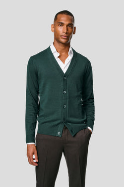 Mørkegrøn cardigan
