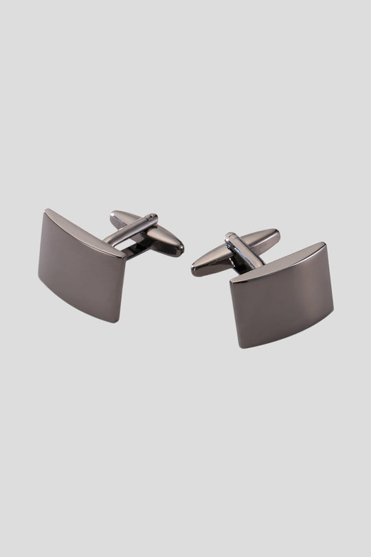 Sort metal manchetknapper PVD
