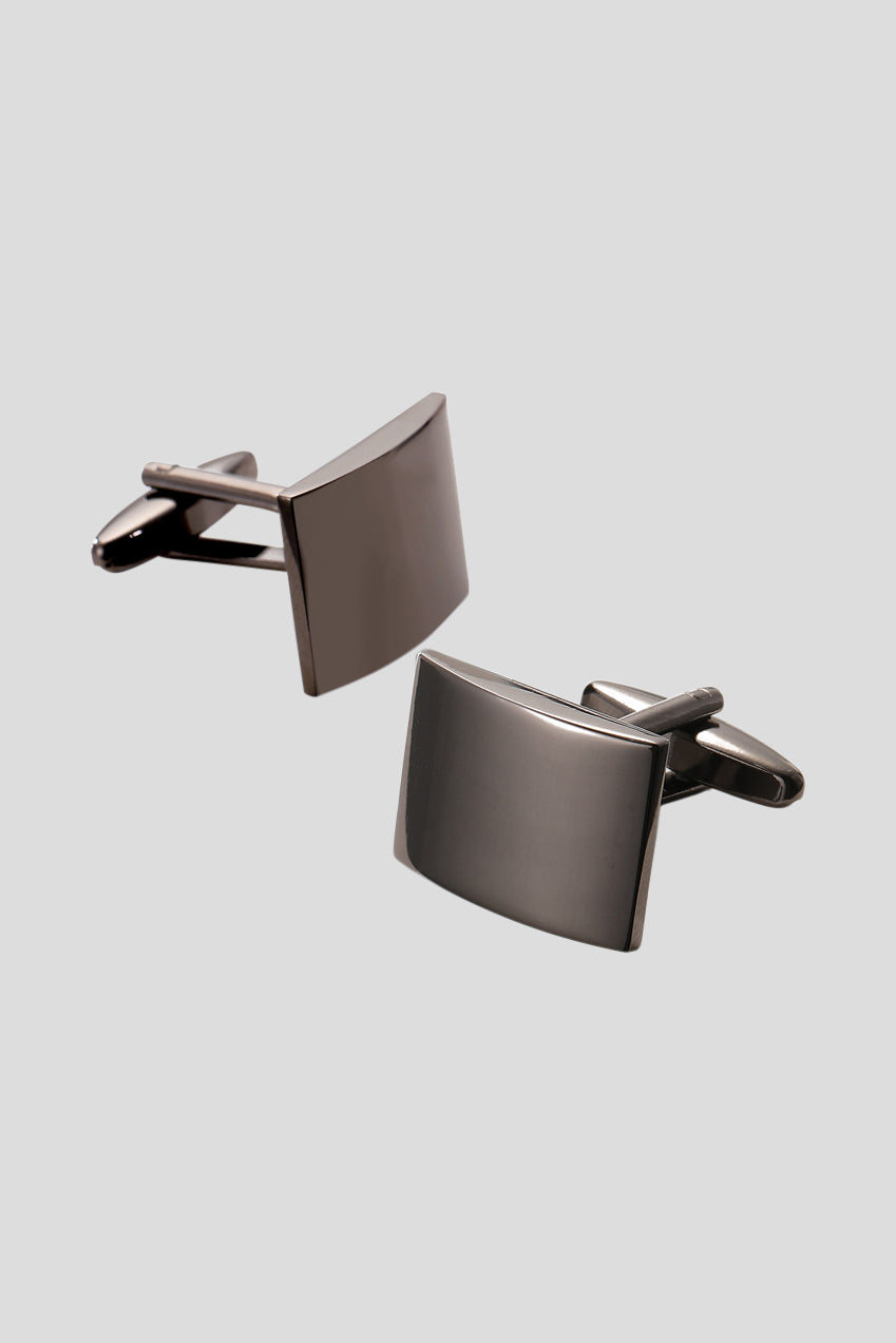 Sort metal manchetknapper PVD