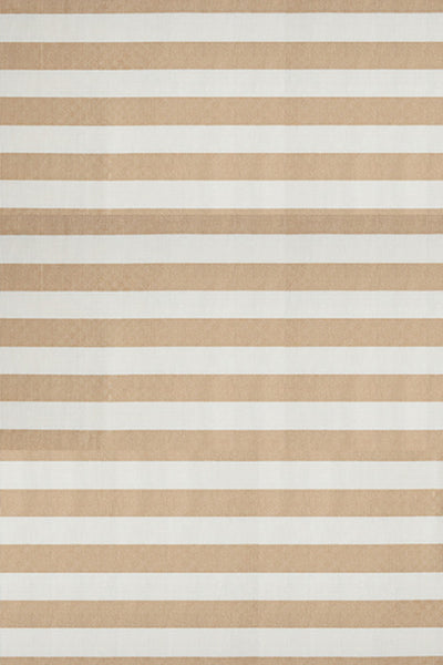 Signatur performance skjorte beige stribet slim