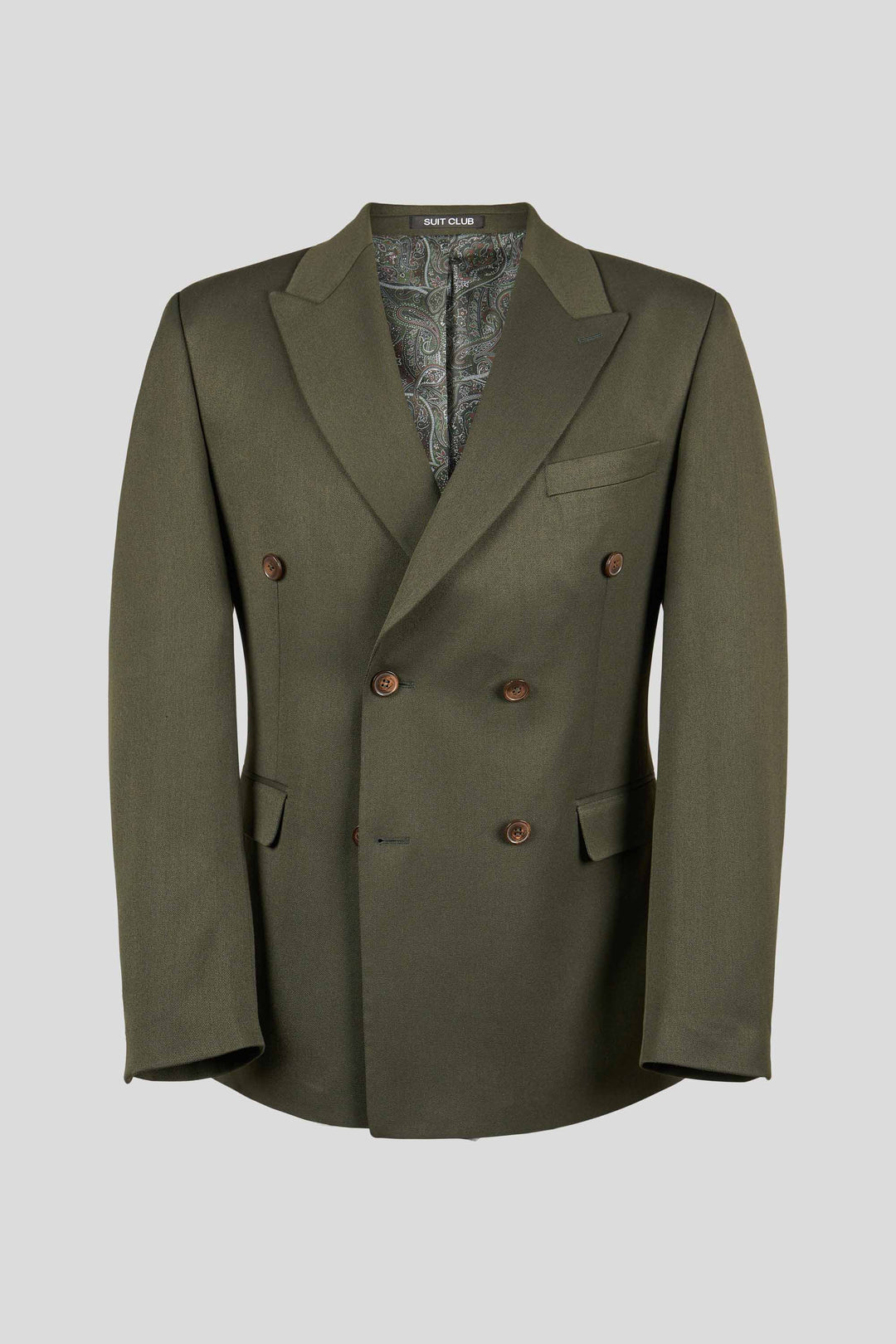 PRESTIGE grøn dobbeltradet blazer MBO
