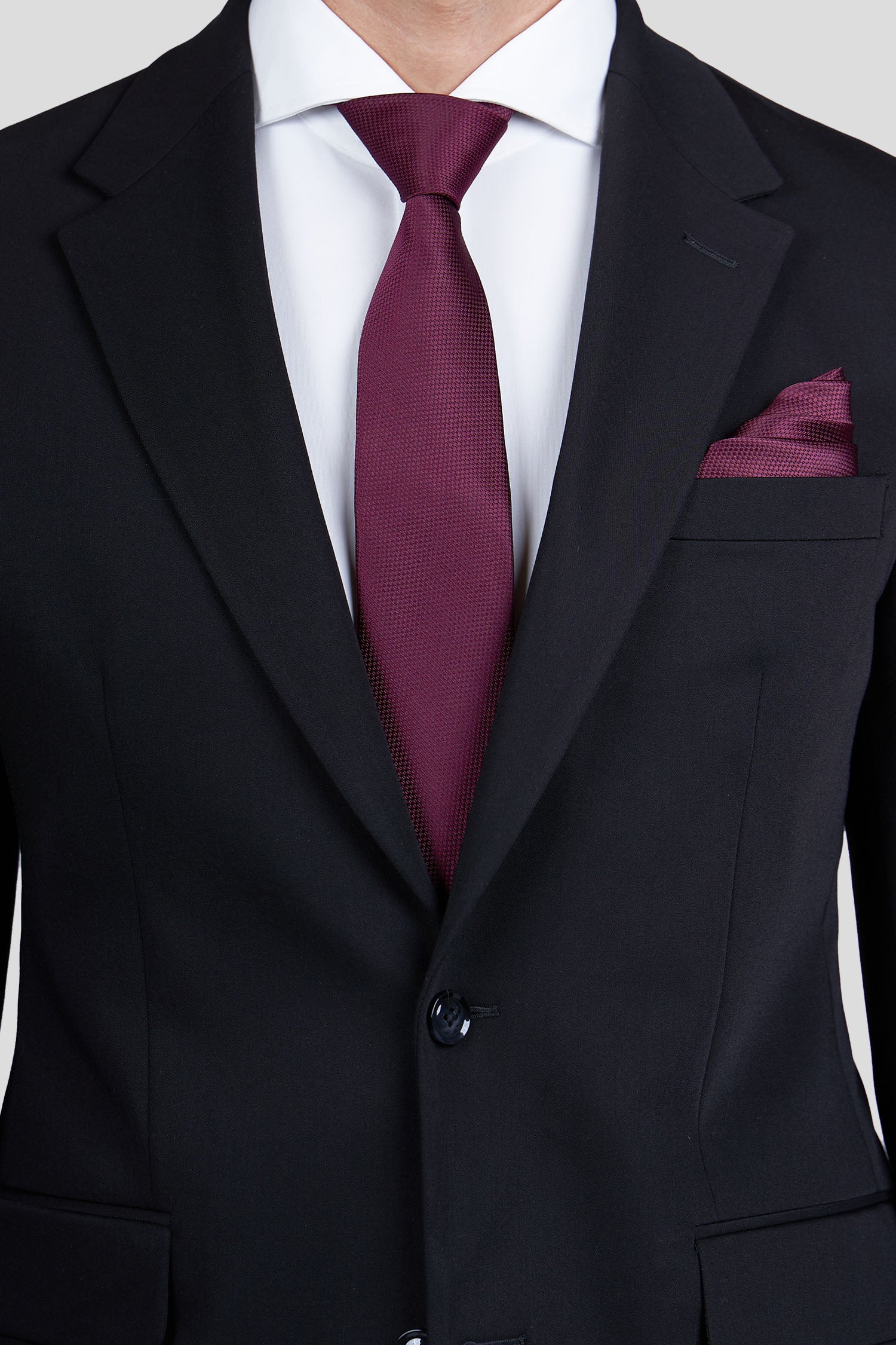 Slips & lommekluds pakke (Bordeaux) suitclub.dk