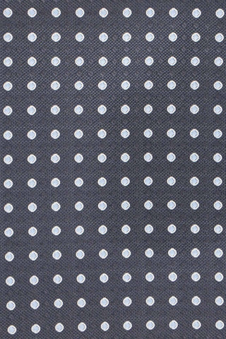 Grå lommeklud med prikker PVD