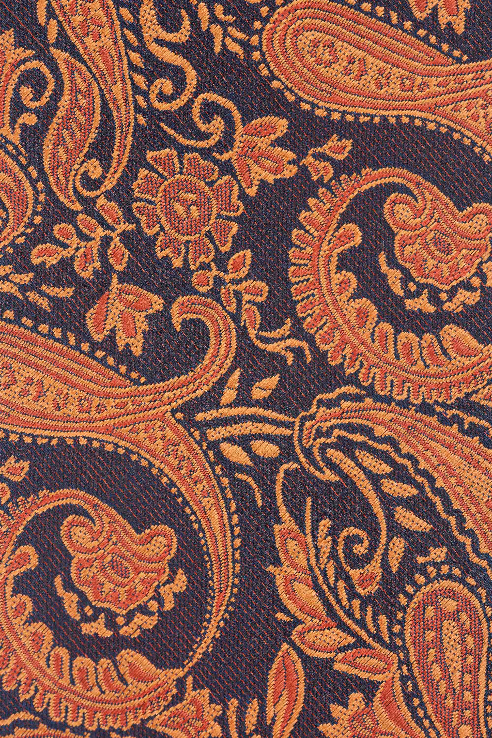Slips & lommekluds pakke (Orange paisley) suitclub.dk