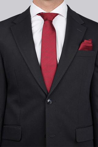 Slips & lommekluds pakke (Rød sildeben) suitclub.dk