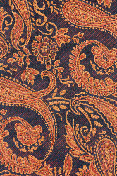Slips & lommekluds pakke (Orange paisley)