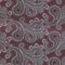Bordeaux paisley silkelommeklud