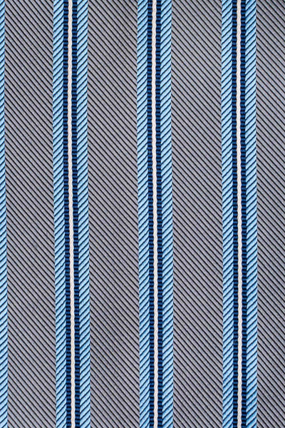 Grå & blå stribet silkelommeklud