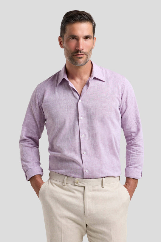 Rose hørskjorte Shirtmakers
