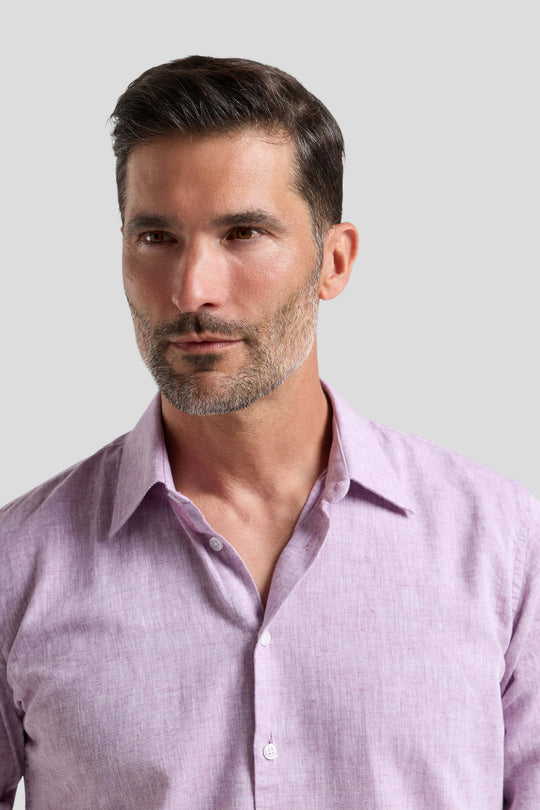 Rose hørskjorte Shirtmakers