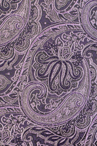 Lavendel paisley silkeslips PVD