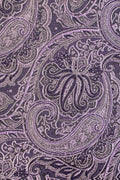 Slips & lommekluds pakke (Lavendel paisley i silke)