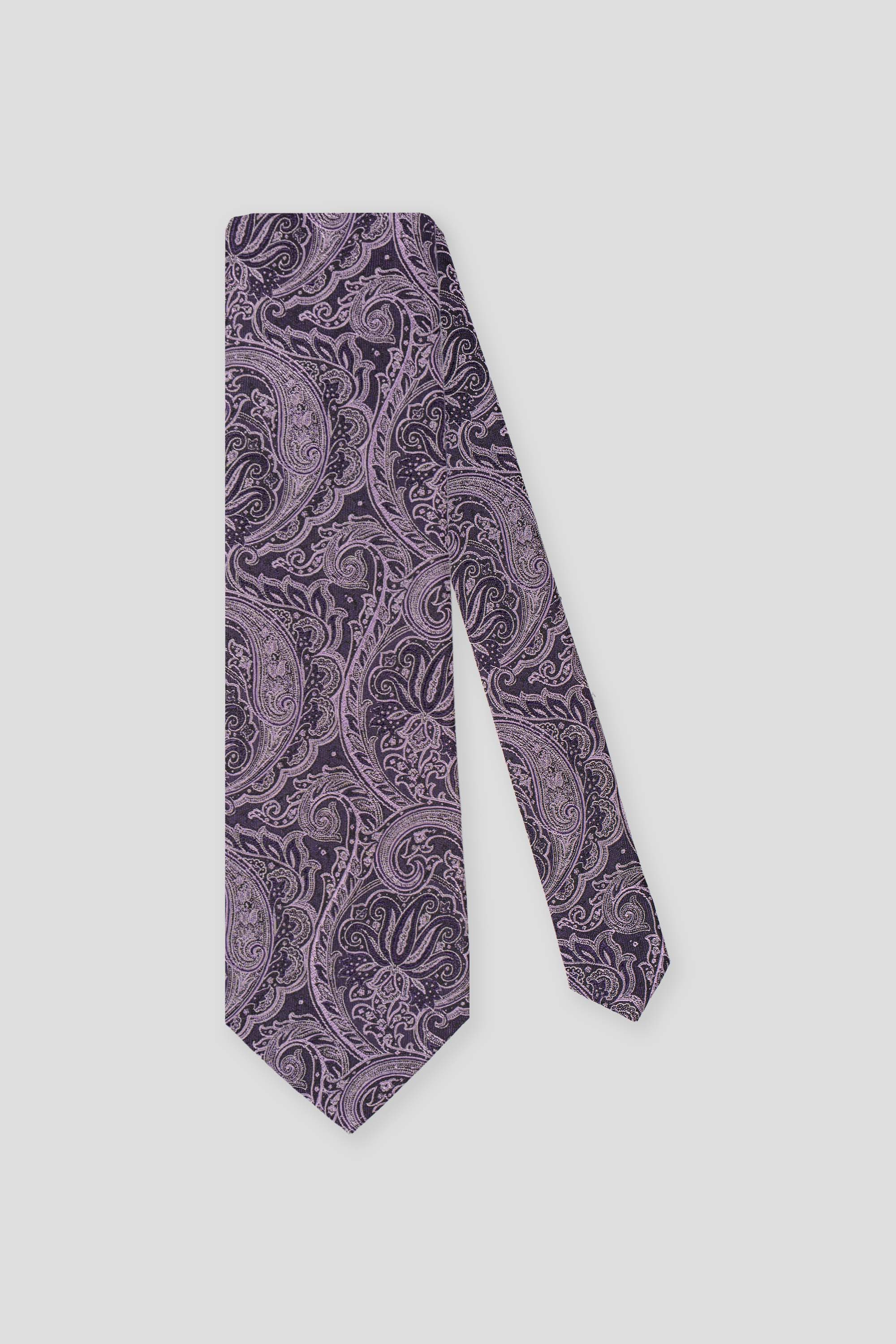 Lavendel paisley silkeslips PVD
