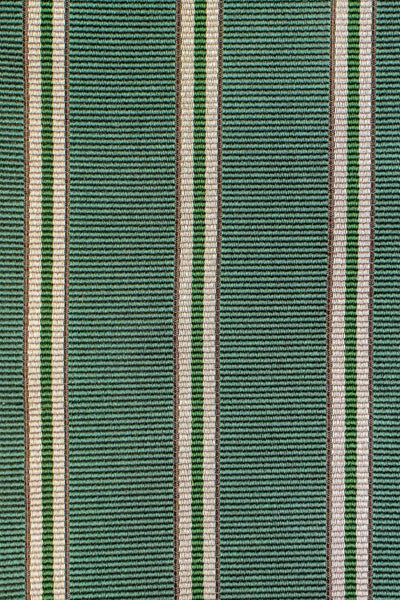 Slips & lommekluds pakke (Mørkegrøn stribet i silke)