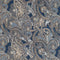 Navy paisley silkelommeklud