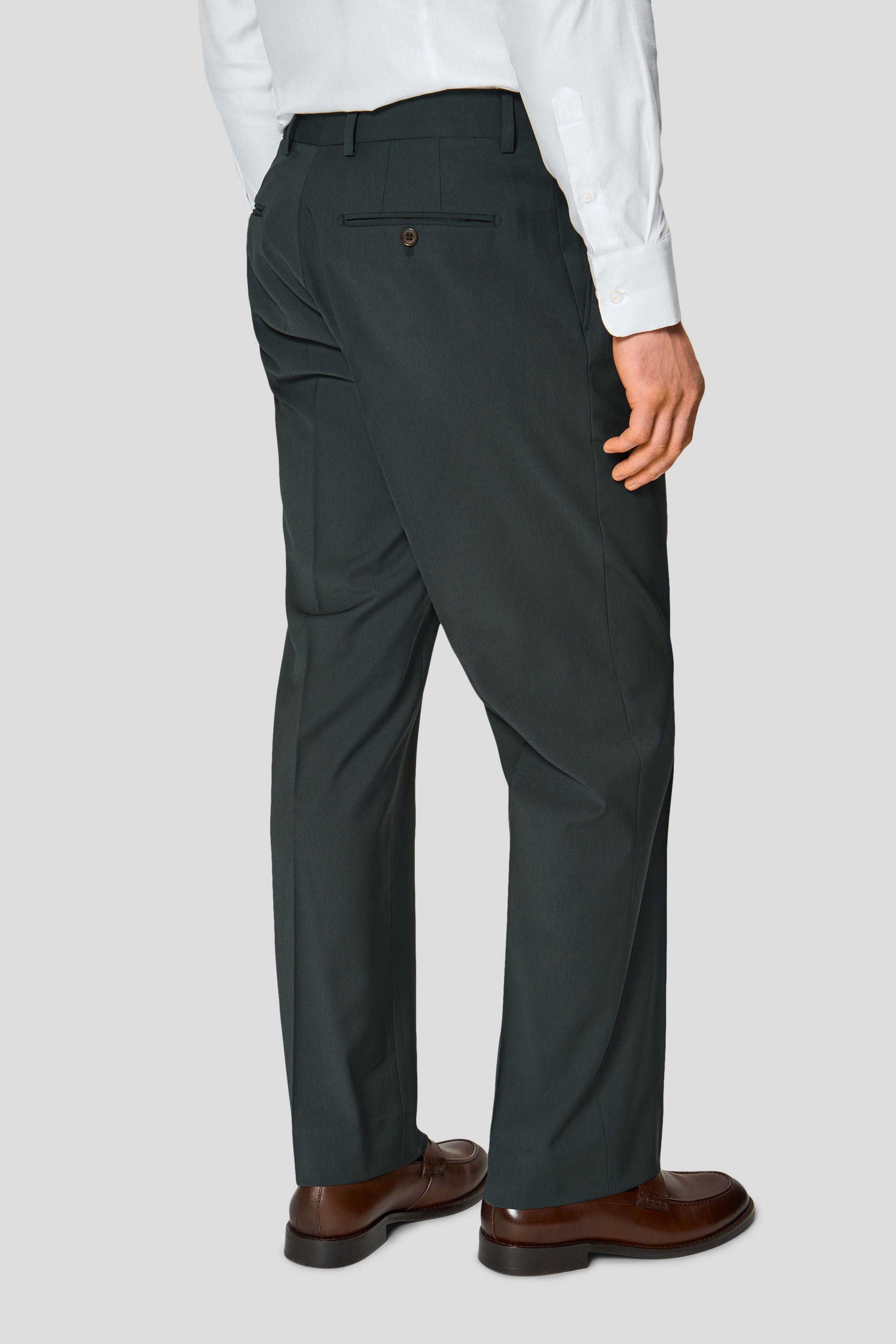 PREMIUM grønne straight fit habitbukser 2.0 MBO