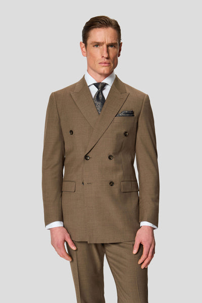 PREMIUM stone dobbeltradet jakkesæt