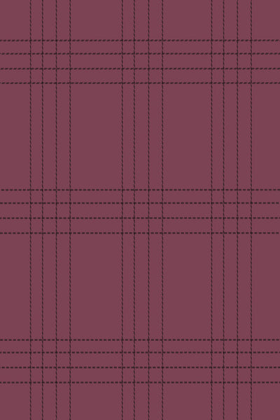 PRESTIGE bordeaux jakkesæt med tern