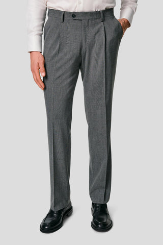 PRESTIGE grå habitbukser med tern MBO