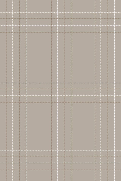 PRESTIGE sand jakkesæt med tern