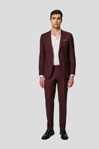 PRESTIGE bordeaux blazer med tern MBO