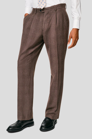 PRESTIGE brune habitbukser med tern MBO