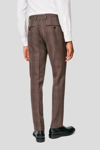 PRESTIGE brunt dobbeltradet jakkesæt tern PRESTIGE