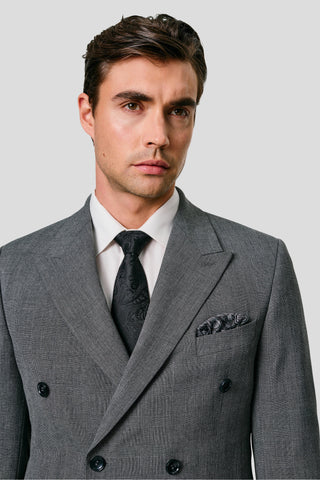 PRESTIGE gråt dobbeltradet jakkesæt tern PRESTIGE