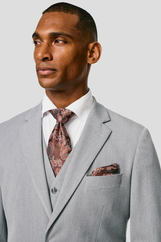 PRESTIGE lysegrå vest MBO