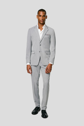 PRESTIGE lysegråt jakkesæt MBO