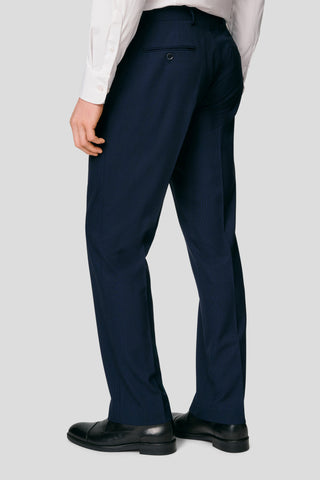 PRESTIGE navy habitbukser med tern MBO