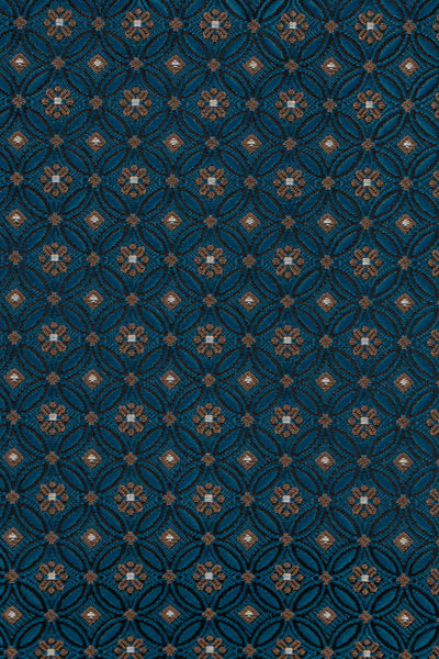 Petrol blomstret slips