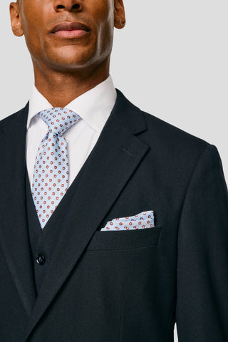 PRESTIGE navy vest med sildeben MBO