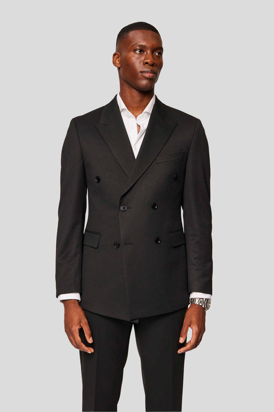 PRESTIGE sort dobbeltradet blazer MBO