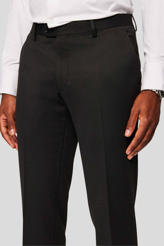 PRESTIGE sort dobbeltradet jakkesæt MBO