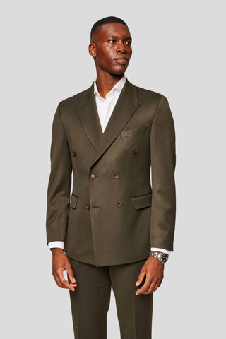 PRESTIGE grøn dobbeltradet blazer