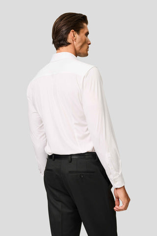 Signatur performance skjorte hvid slim Shirtmakers