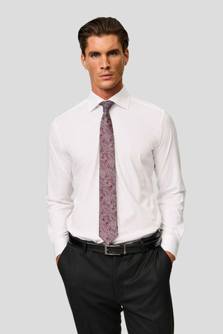 Signatur performance skjorte hvid slim Shirtmakers