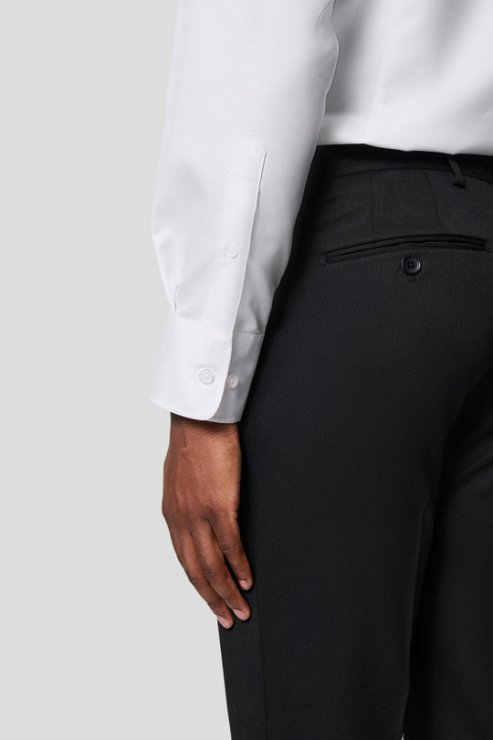 Signatur poplin skjorte hvid slim Shirtmakers