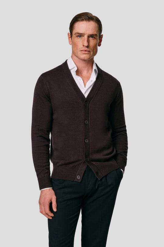 Brun cardigan HVIID