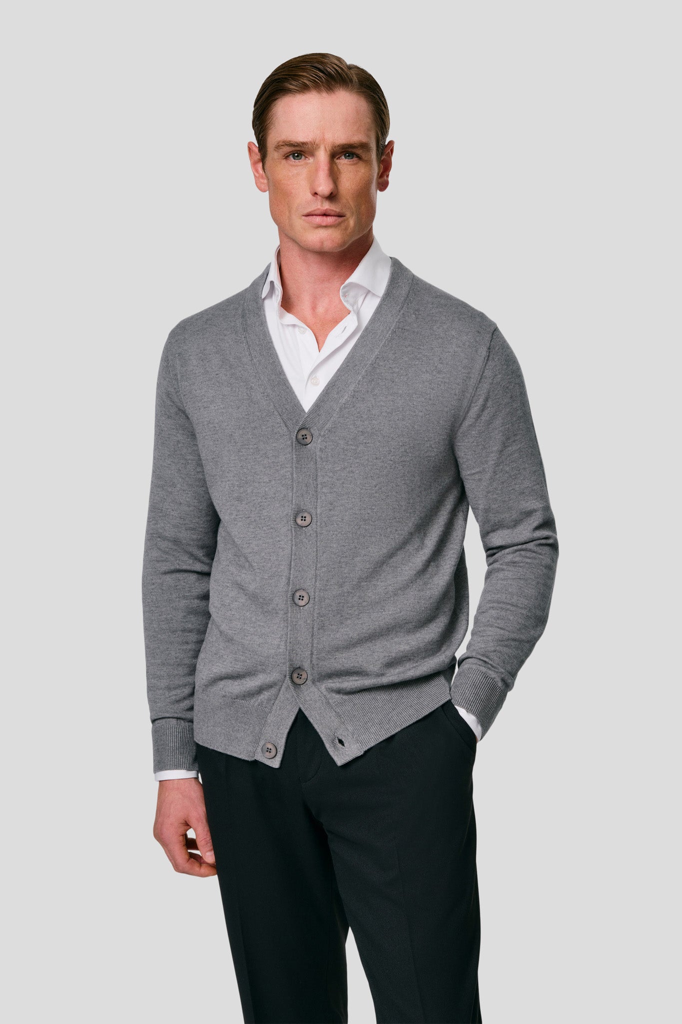 Grå cardigan HVIID