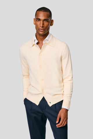 Off-white polo cardigan HVIID