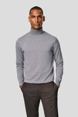 Grå turtleneck