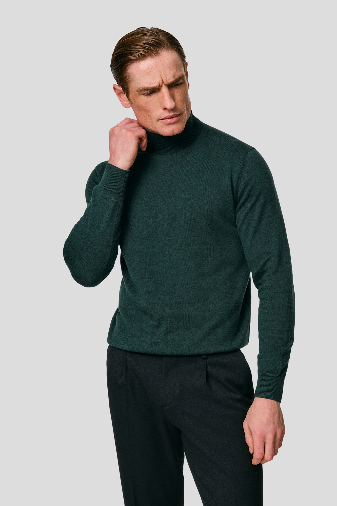 Mørkegrøn turtleneck HVIID
