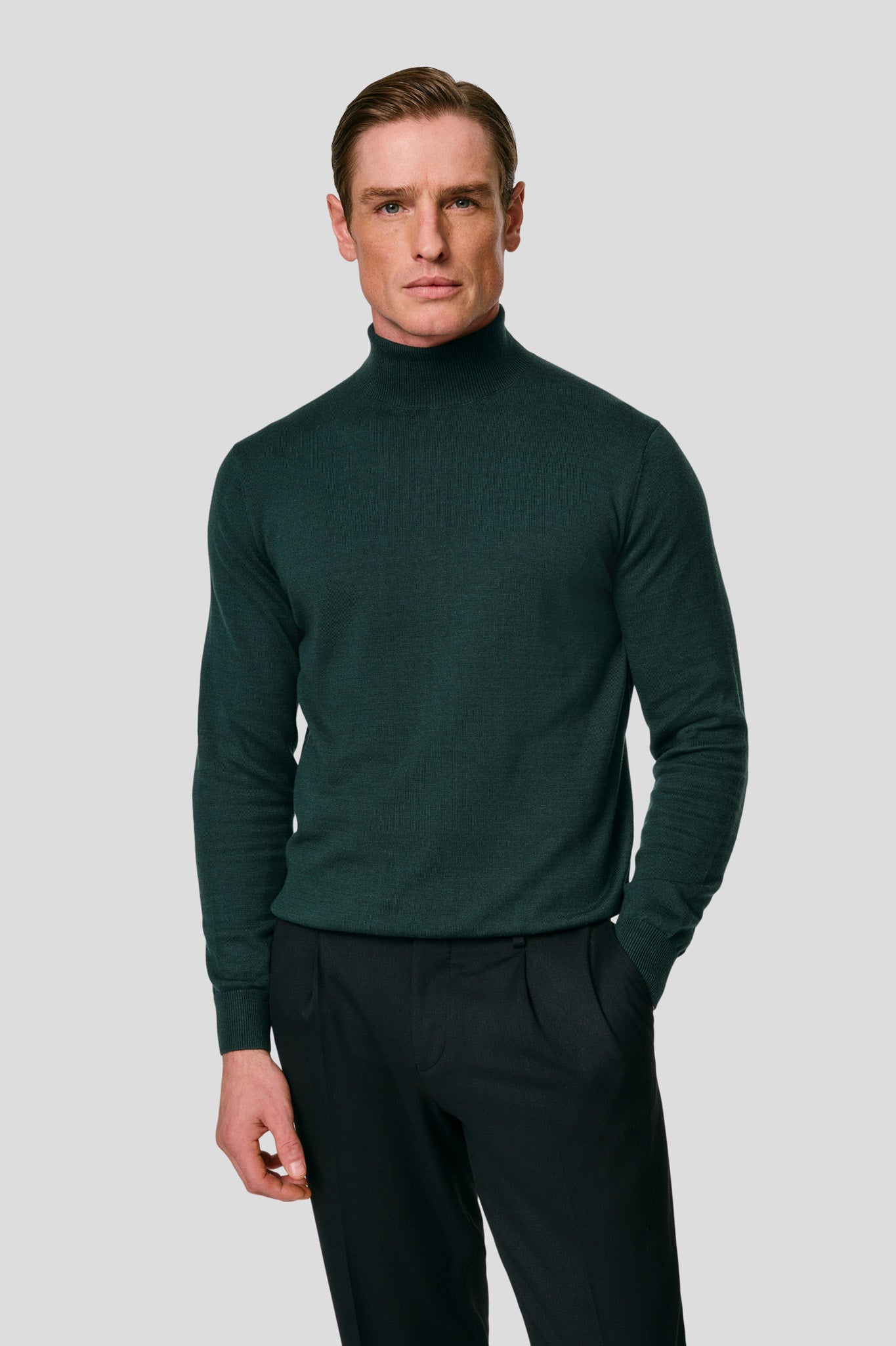 Mørkegrøn turtleneck HVIID