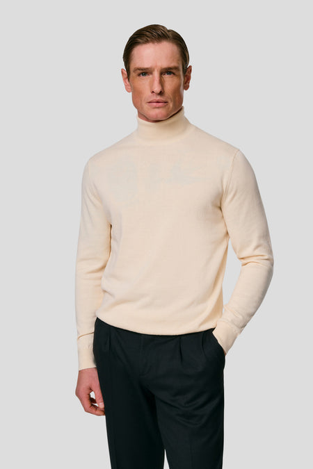 Off-white turtleneck