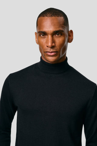 Sort turtleneck HVIID