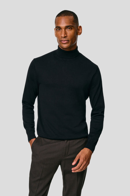Sort turtleneck