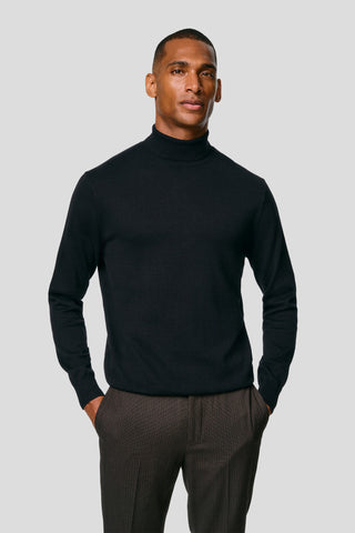 Sort turtleneck HVIID