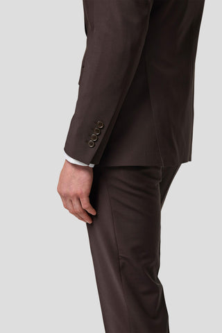 PREMIUM brunt three-piece jakkesæt PREMIUM